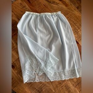 Vintage Half Slip Baby BLUE Sz M Greenco Maid Medium